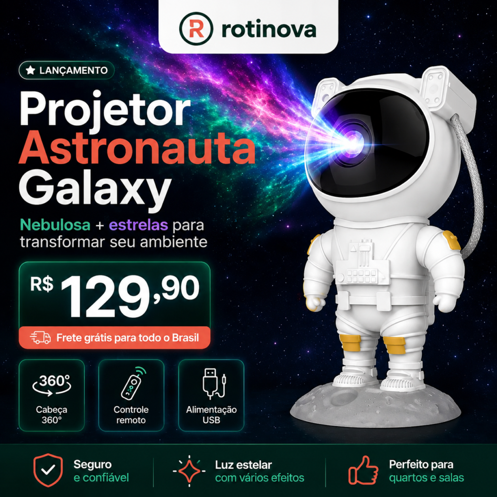 Projetor astronauta