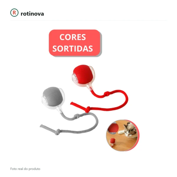 Foto principal de Bola Interativa Recarregável para Pets